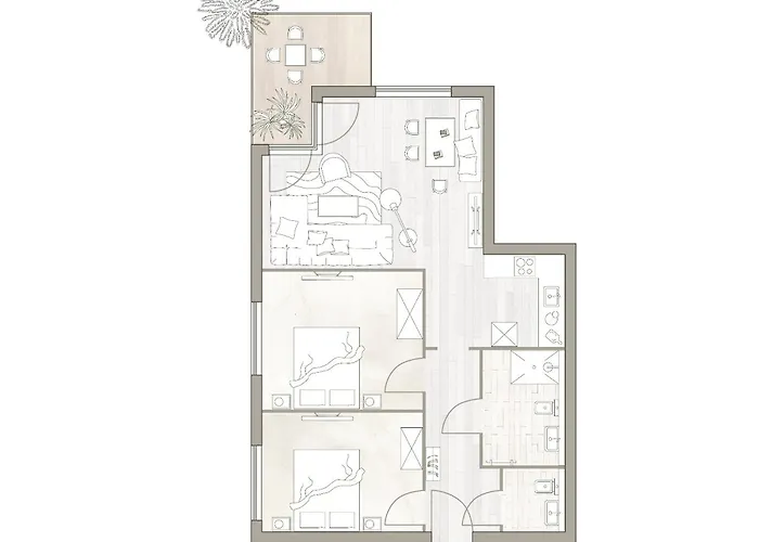 아파트 Binnendiek Haus 3 12 Böhl